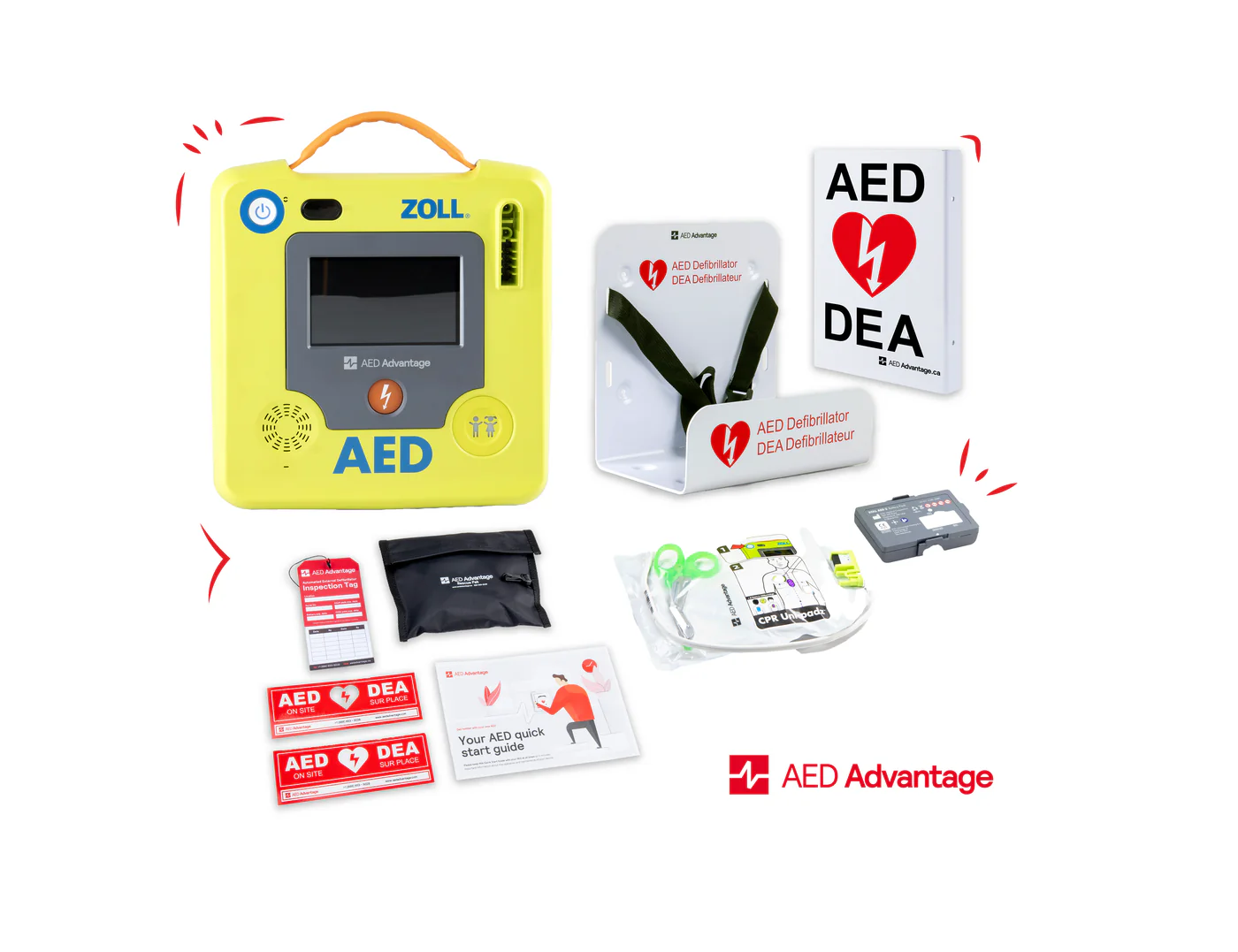 ZOLL AED 3 — Hang it Up Bundle