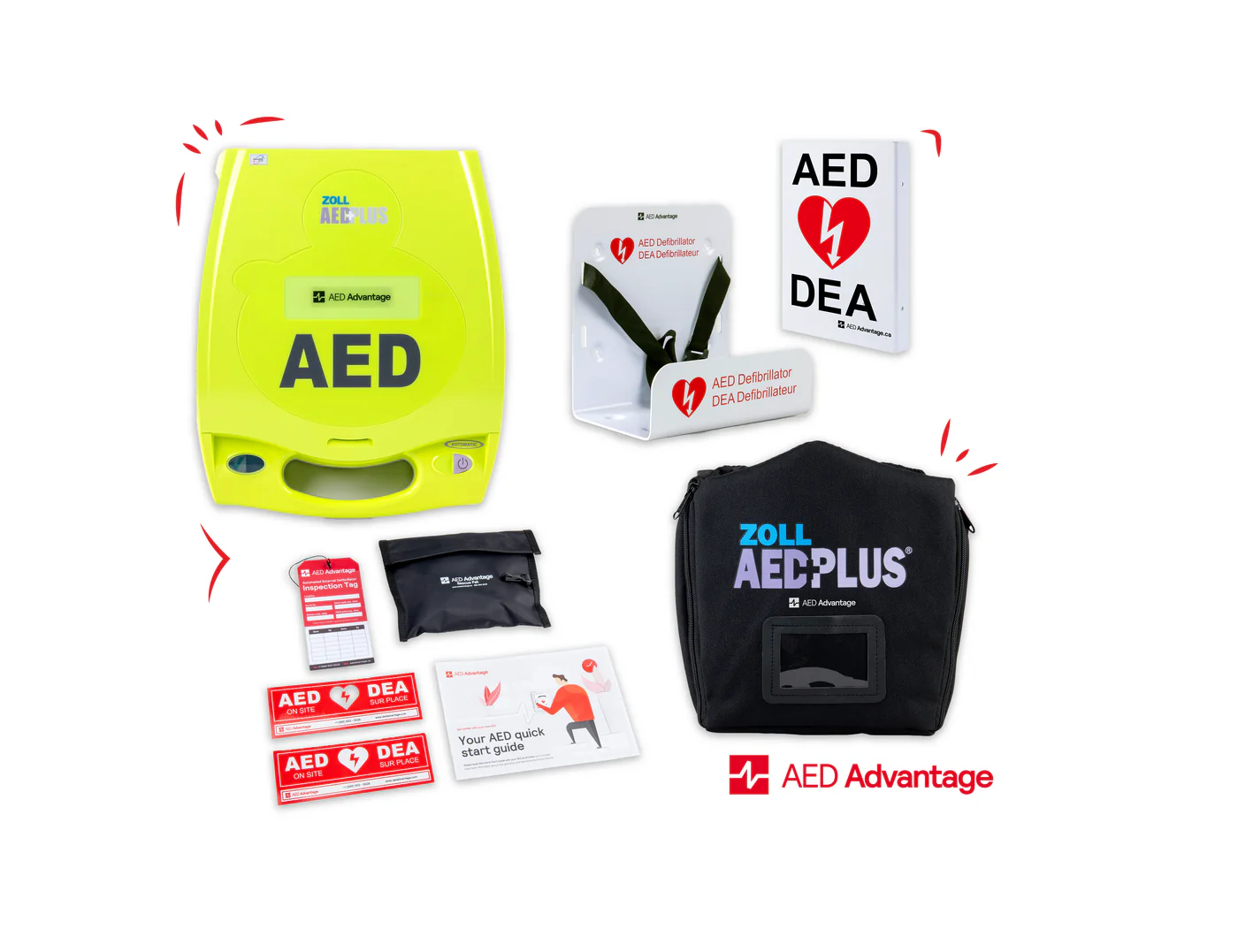 ZOLL AED Plus — Hang it Up Bundle